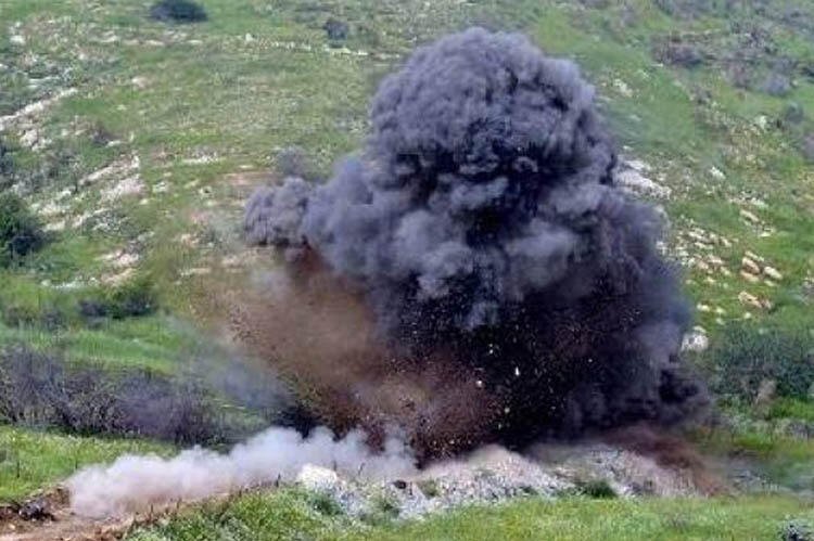 Ermənistan əsgəri Azərbaycanla sərhəddə minaya düşüb