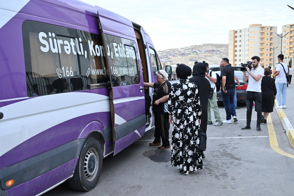 Laçın şəhərinə növbəti köç karvanı yola salınıb