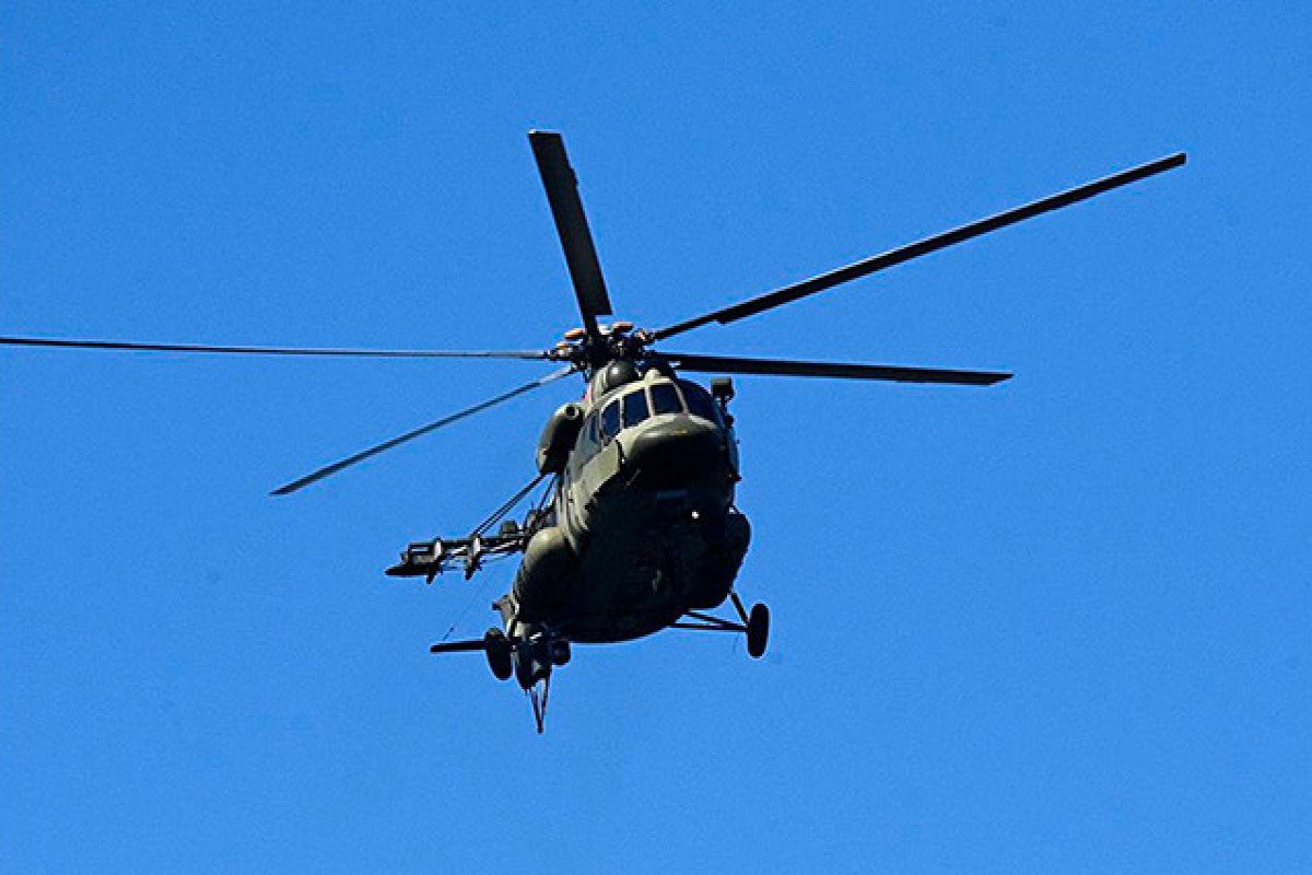 Gürcüstanda hərbi helikopter qəzaya uğrayıb, pilot həlak olub