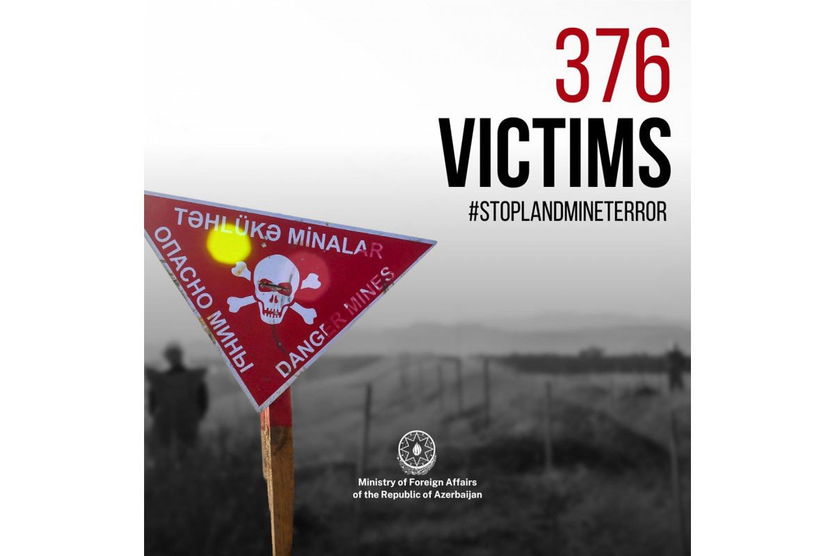Azərbaycan XİN: Mina təhlükəsinin aradan qaldırılması üçün beynəlxalq ictimaiyyətin təsirli tədbirlərinin görülməsi zəruridir