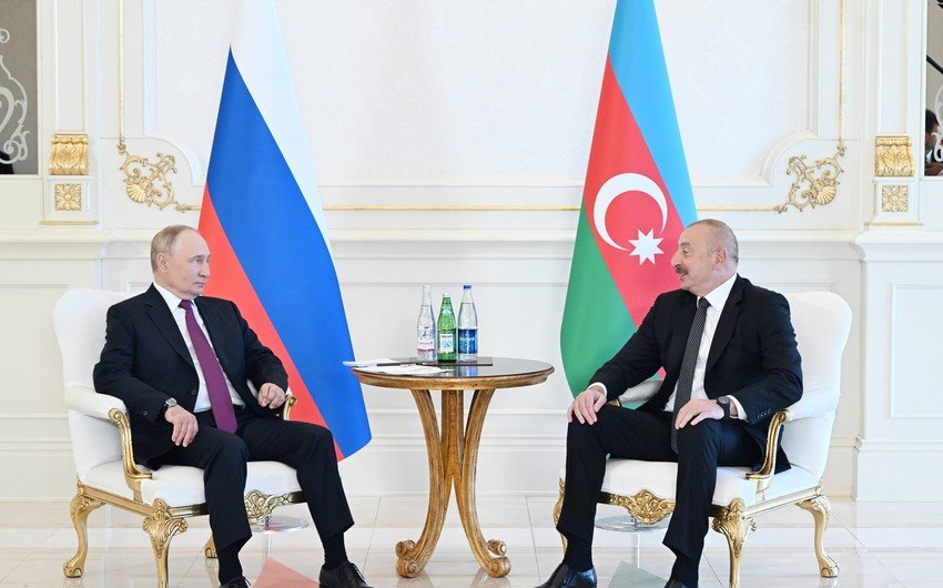 Prezident İlham Əliyevin adından Vladimir Putinin şərəfinə dövlət ziyafəti verilir