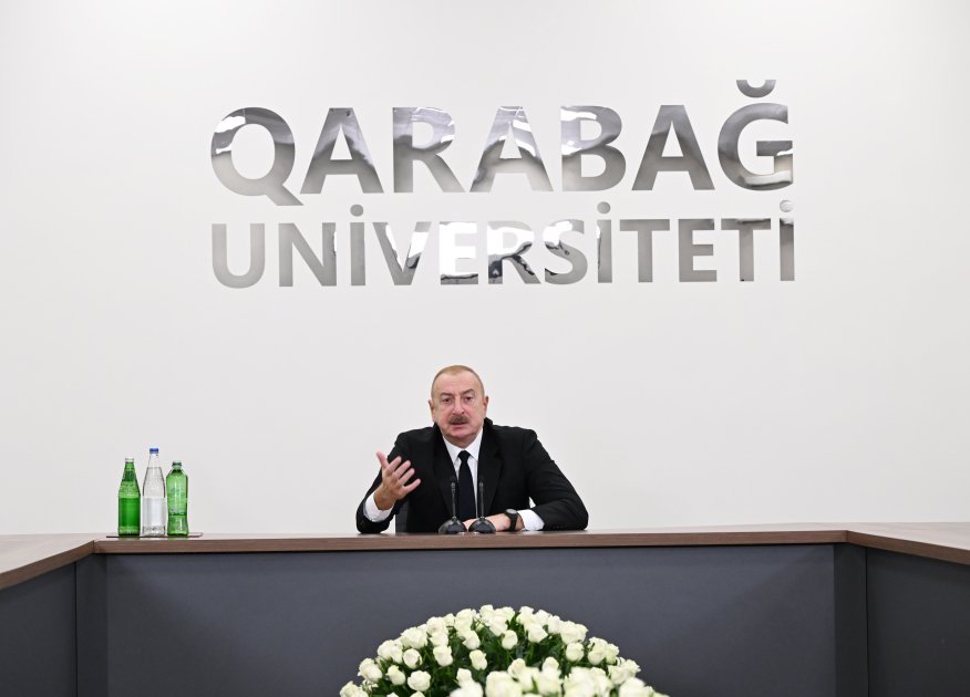 Prezident: Dünyada da bilirlər ki, Xankəndi şəhəri qədim Azərbaycan yaşayış yeri olub