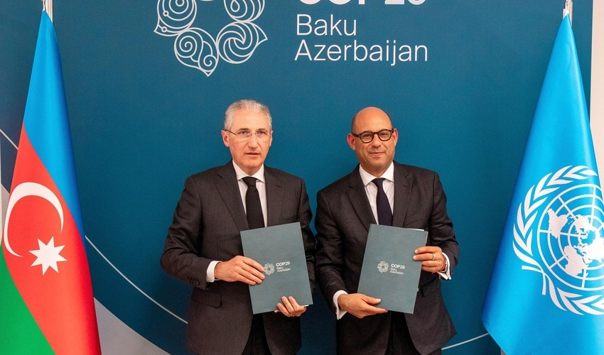 Azərbaycan Hökuməti ilə BMT-nin İqlim Katibliyi arasında Anlaşma Memorandumu imzalanıb