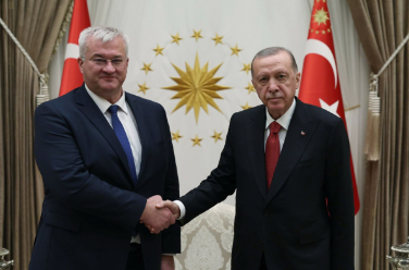 Ərdoğan Ukraynanın XİN rəhbəri ilə görüşdü