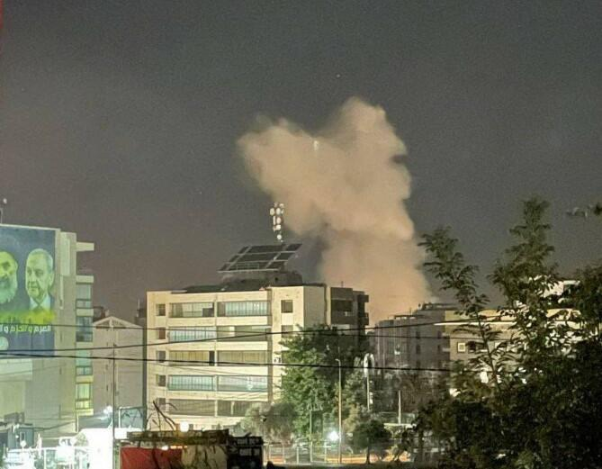 Beyrutda İran səfirliyinin yaxınlığına raket hücumu - FOTO