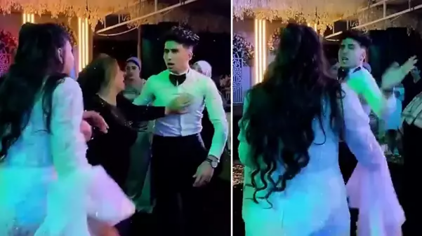 Bəy gəlini toyda döydü