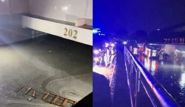 İki nəfərin ölümünə səbəb olan tunel yenidən su ilə doldu