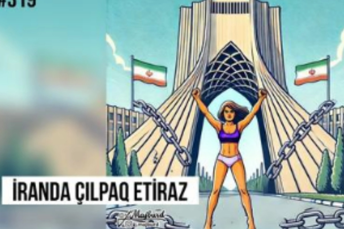 İranda çılpaq etiraz - VİDEO