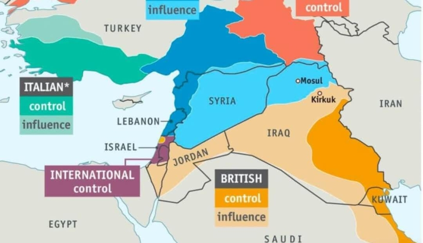 3 ölkə Yaxın Şərqi belə bölmək istəyirdi – Xəritə
