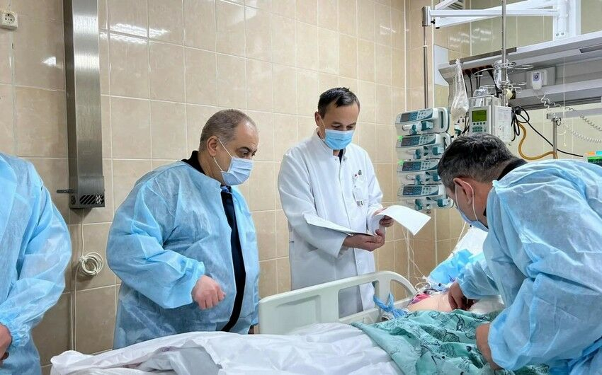 Xəsarət alanlardan səkkizi süni tənəffüs aparatına qoşuldu