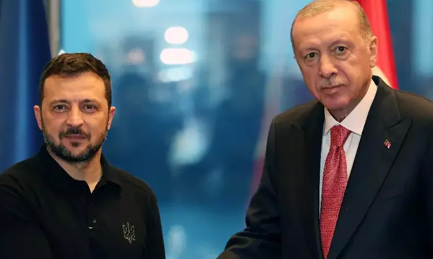 Zelenski Türkiyədə səfərdədir