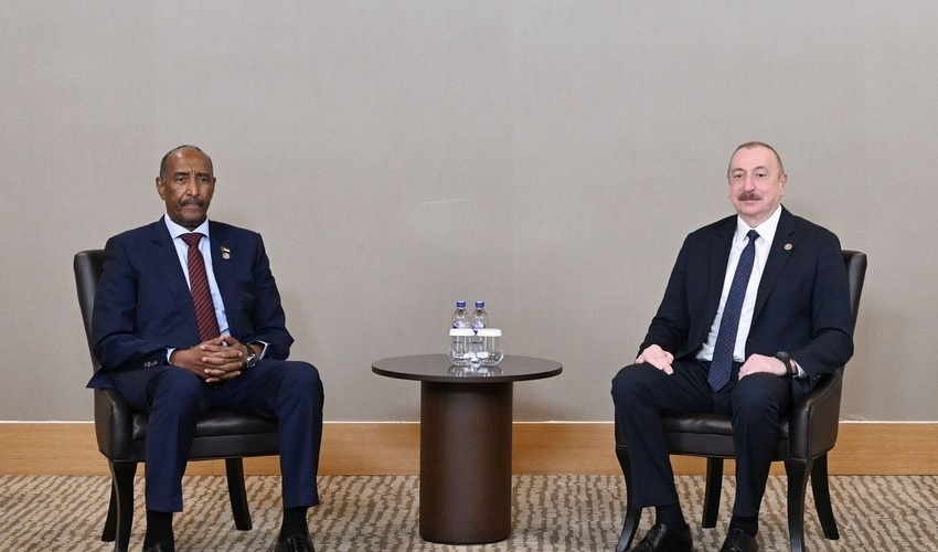 Azərbaycan Prezidenti Antalyada Sudan lideri ilə görüşdü