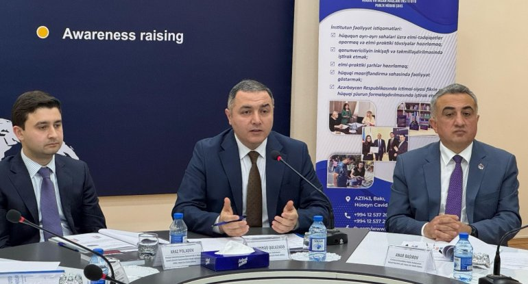 Hüquq jurnallarına dair Monitorinq Hesabatı təqdim edilib
