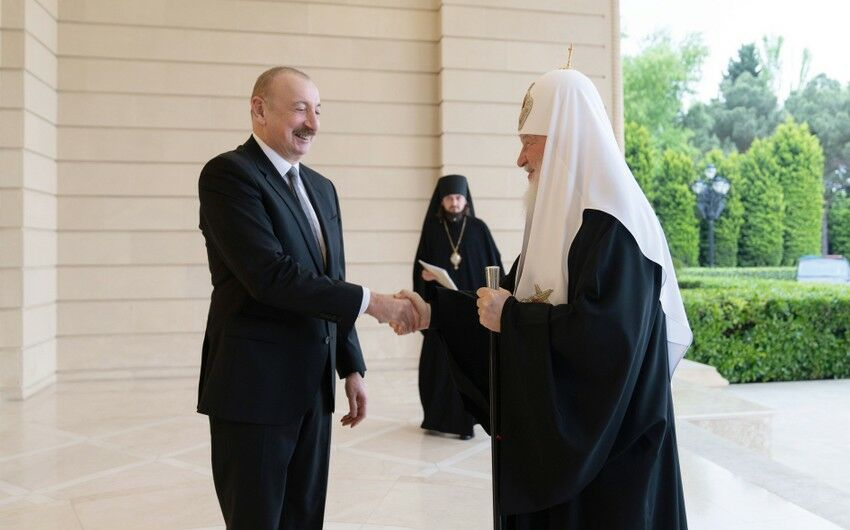 İlham Əliyev Kirill ilə görüşdü - FOTO/YENİLƏNDİ
