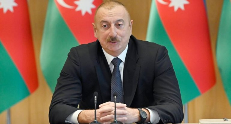 İlham Əliyev konfrans iştirakçılarına müraciət etdi
