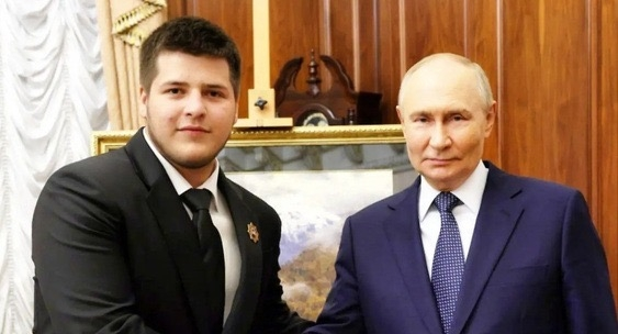 Putin Kadırovun oğlu ilə görüşdü