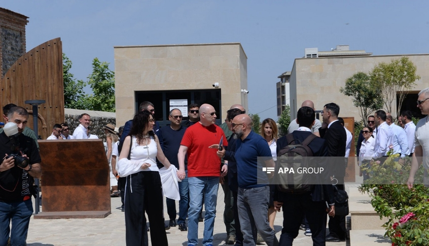 III Şuşa Qlobal Media Forumunun iştirakçıları Ağdama səfər ediblər - FOTO