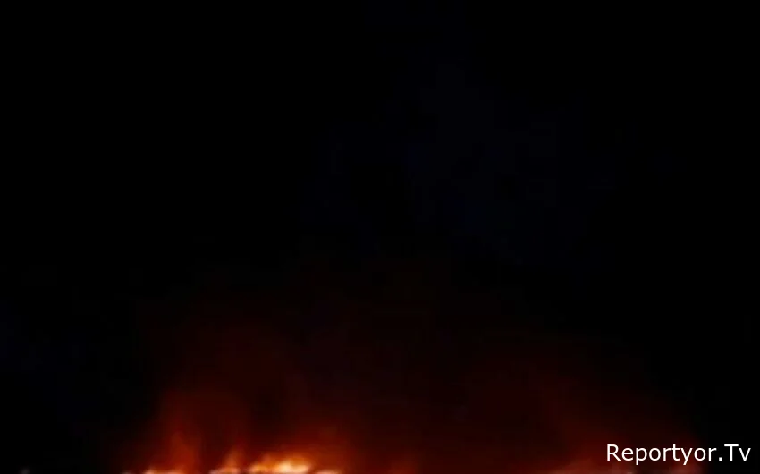 Füzulinin Yuxarı Yağlıvənd kəndindəki yanğın Qacara da keçdi - FOTO