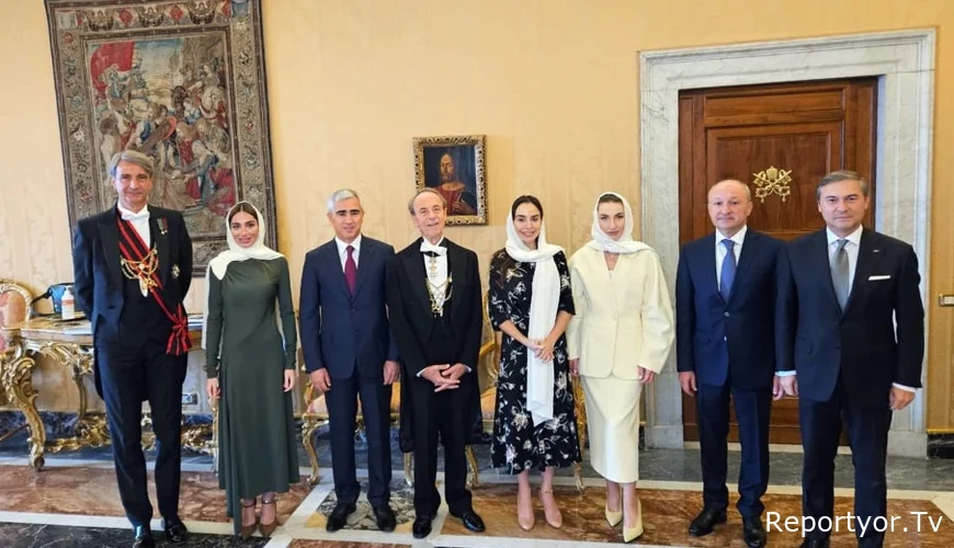 Mehriban Əliyevadan Roma Papası ilə görüşü barədə PAYLAŞIM