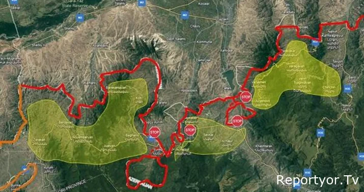 Ermənistan ikiyə bölünəcək: Bu ərazilərə Azərbaycan nəzarət edəcək