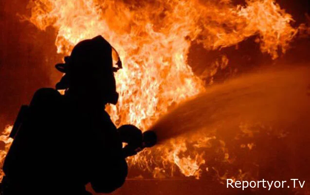 Kəlbəcərdə açıq ərazidə yanğın başladı - Yeniləndi