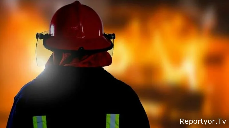 Bakıda restoranda yanğın baş verdi - VİDEO