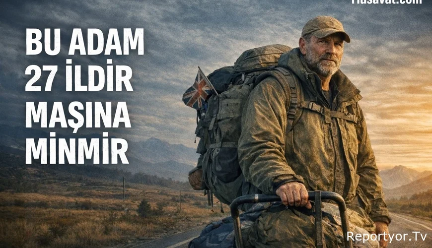 Bu adam 27 ildir maşına, velosipedə, ata-eşşəyə minmir: Xəzəri üzərək keçib! - FOTO