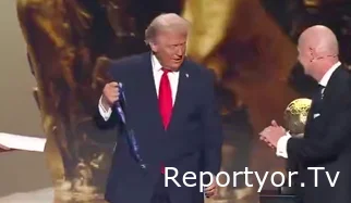 FİFA prezidenti Trampa “Sülh uğrunda” ilk medalı təqdim etdi - VİDEO