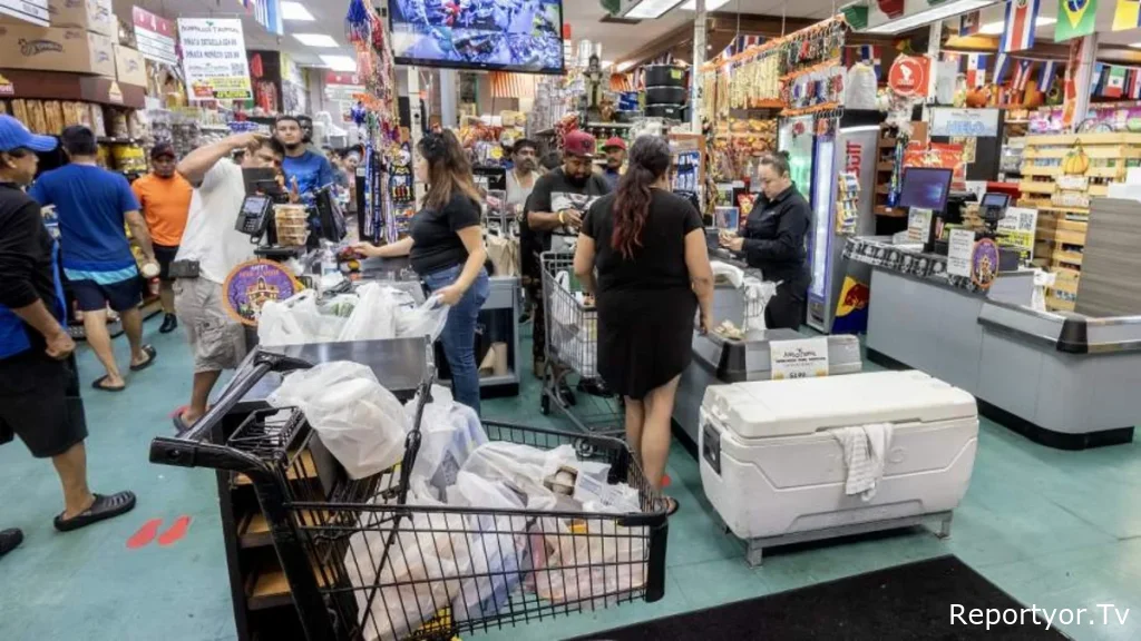 Qorxunc proqnozdan sonra sakinlər mağazalara axışır: ərzaq və su ehtiyatı toplayırlar