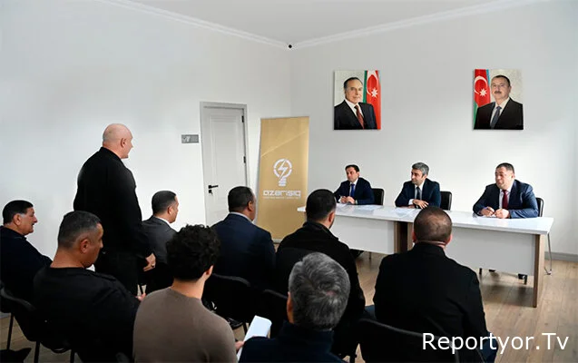 “Azərişıq” nümayəndələri Xankəndində sahibkarlarla görüşdü - Fotolar