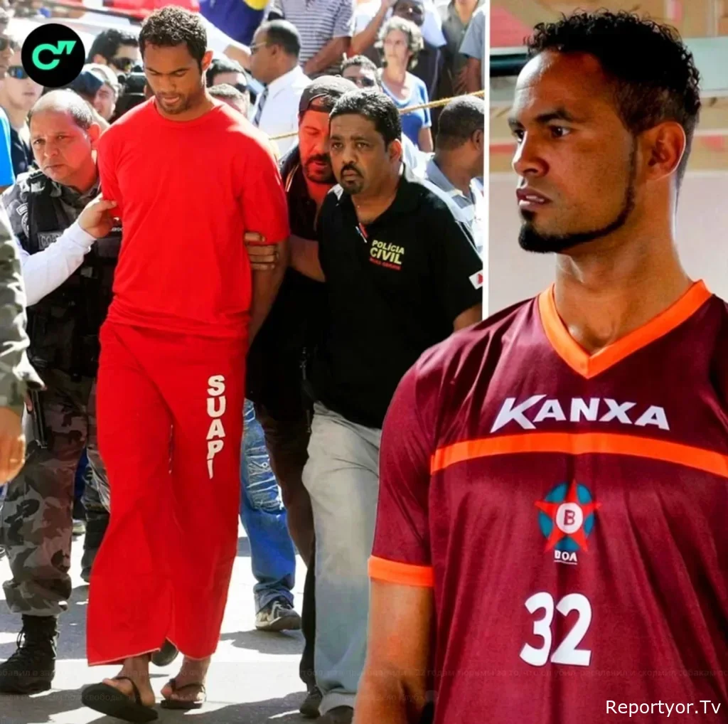 Sevgilisini öldürüb cəsədini itlərə yedirdən futbolçu qayıtdı