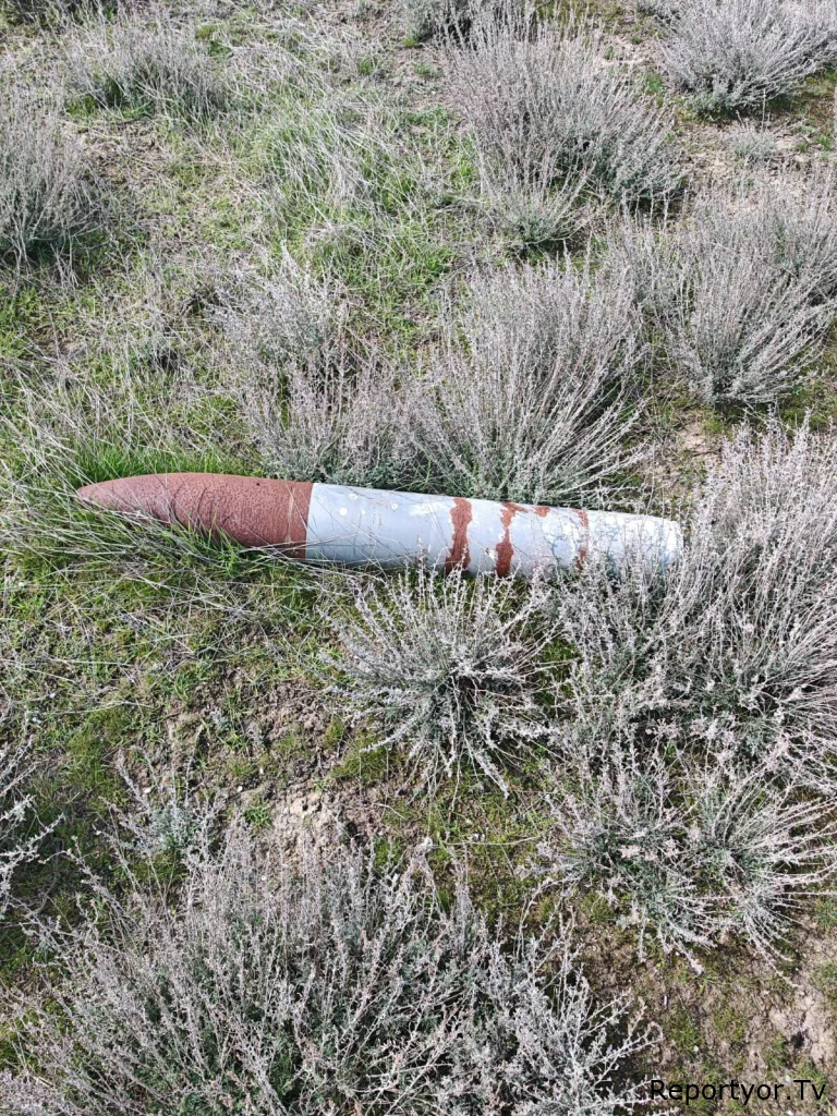 Salyanda partlamamış mərmi aşkarlandı