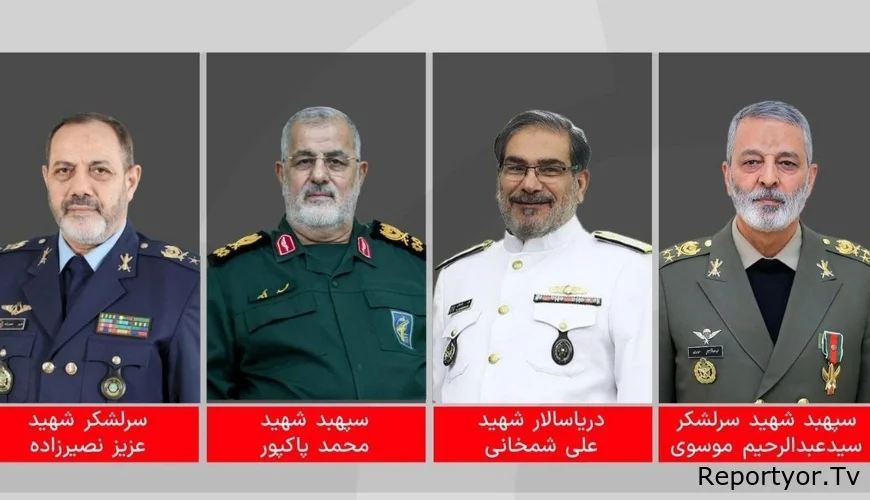 İranda hərbi rəhbərlik qalmadı: İsrailin hədəf aldığı generalların ölüm siyahısı