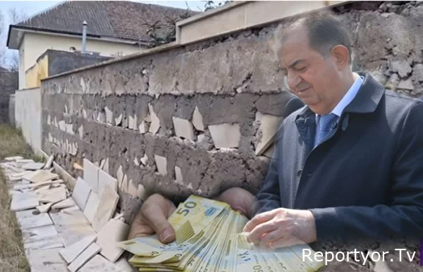 Qaraşovun 1,4 milyonluq “abadlıq”ı 3 ay dözmədi - Üzlüklərin altında sment əvəzinə zir-zibil vurulub - FOTOLAR