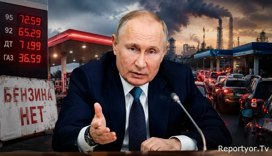Putindən acı etiraf: Benzin tapılmır