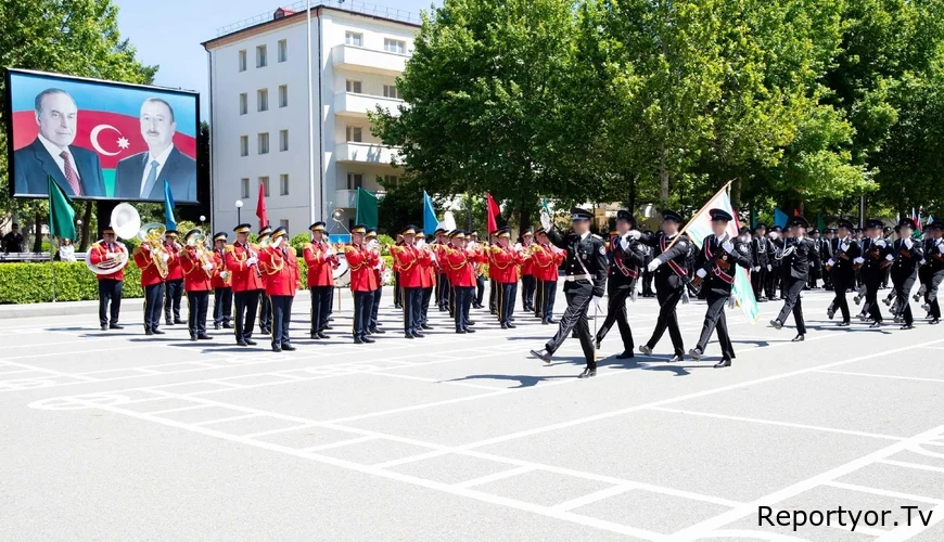 DTX sıralarına yeni zabitlər qoşuldu - Akademiyada məzun mərasimiFOTOVİDEO